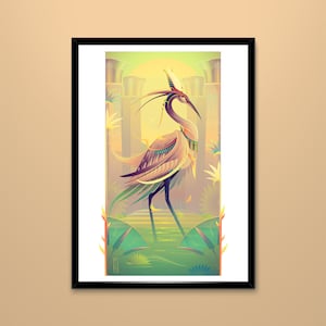 Art Print ~ Bennu ~ Gods of Egypt
