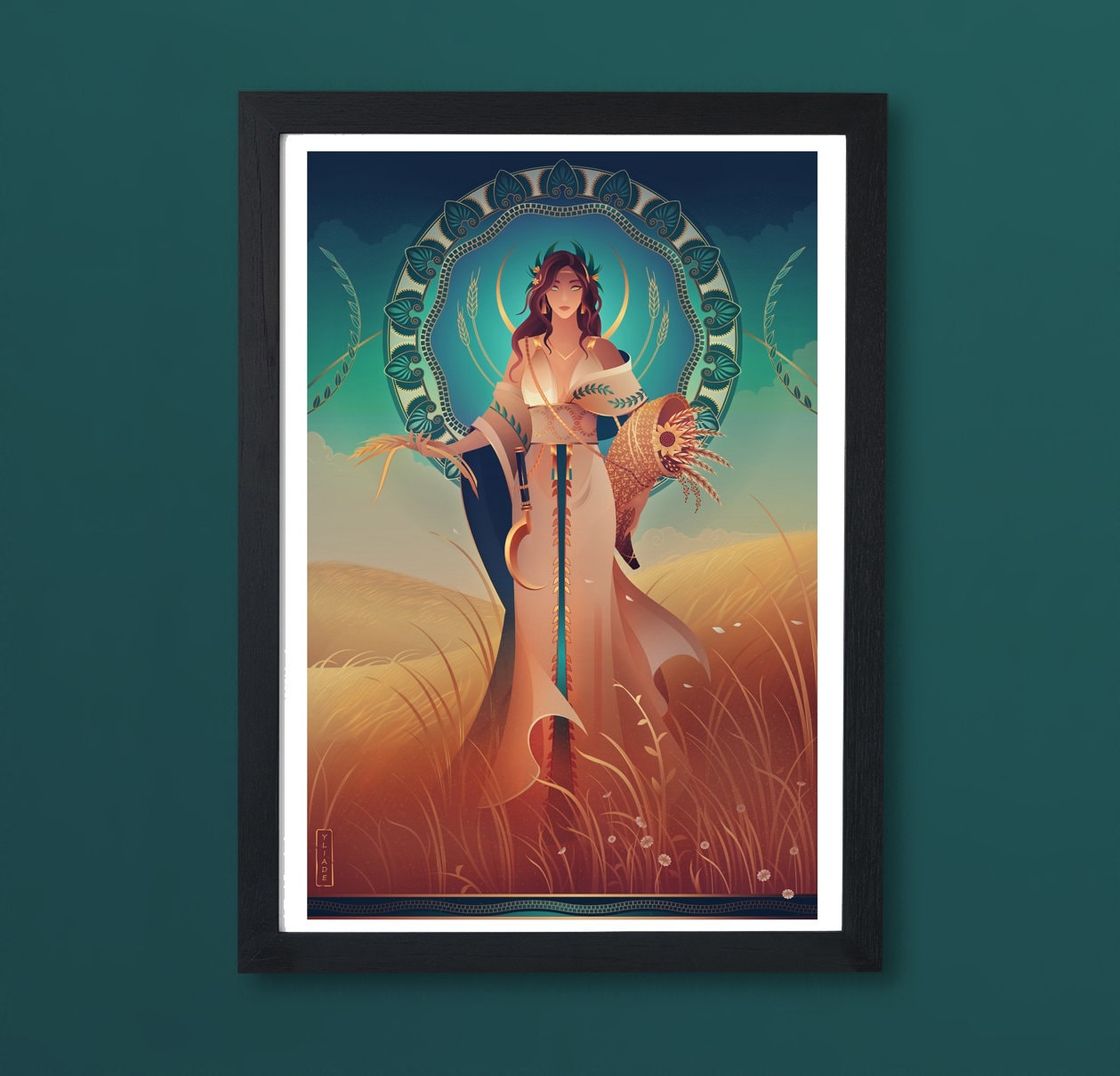 Art Print ~ Déméter Dieux Grecs