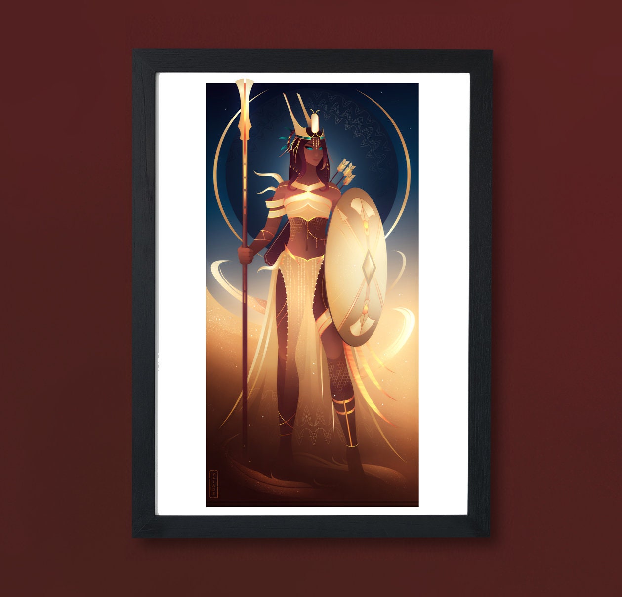 Art Print ~ Neith Dieux d'égypte