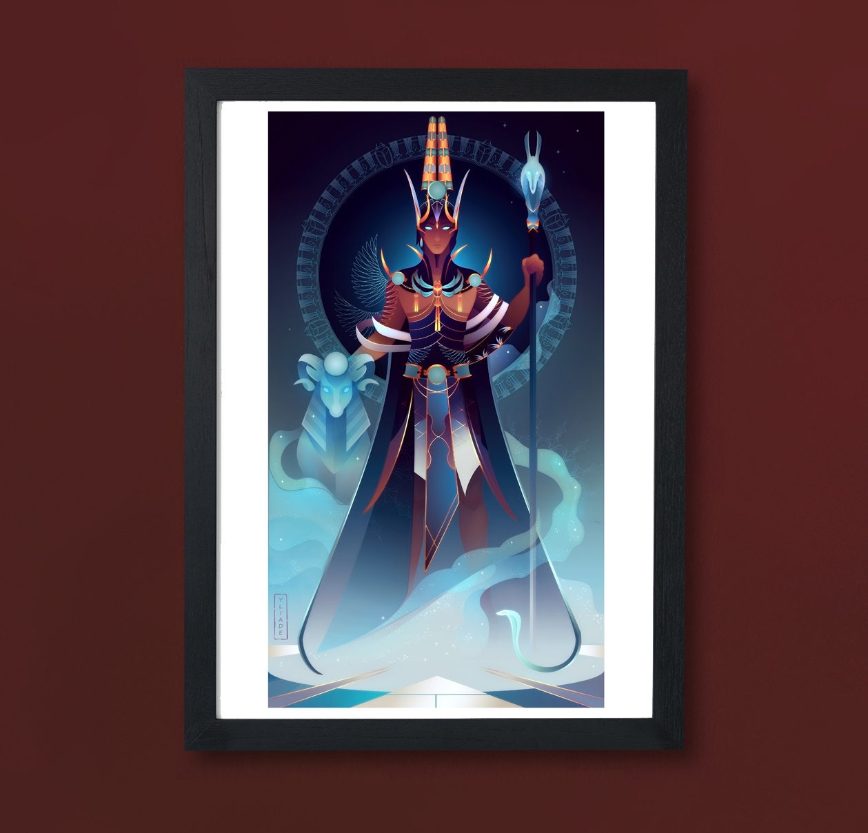 Art Print ~ Amon Dieux d'égypte