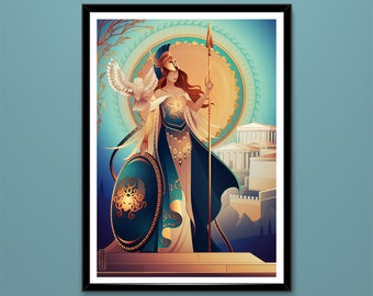 Art Print ~ Athena (II) ~ Greek Gods