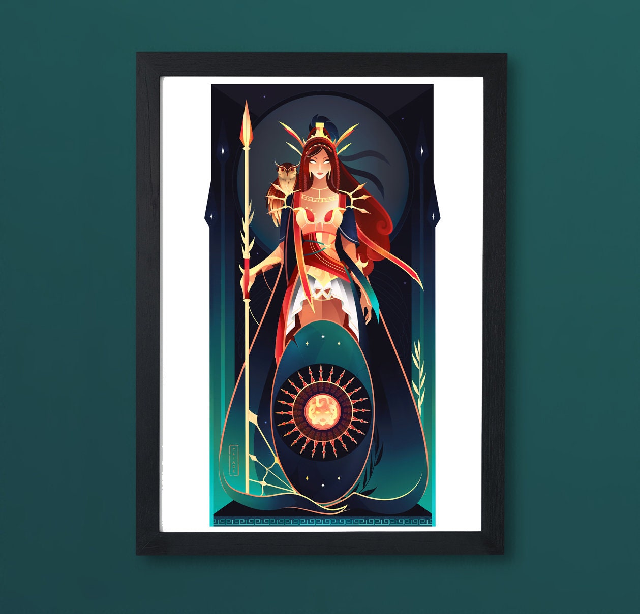 Athena Digital Download Goddess of Wisdom, Warfare, and Handicraft