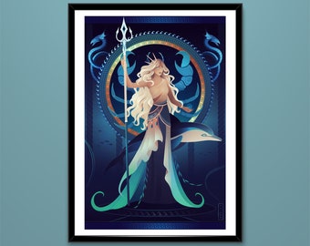 Art Print ~ Amphitrite ~ Greek Gods