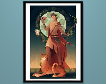 Art Print ~ Dionysus ~ Greek Gods