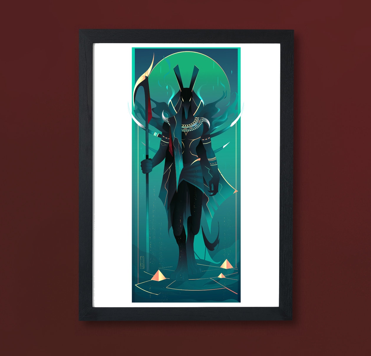 Art Print ~ Seth Dieux d'égypte