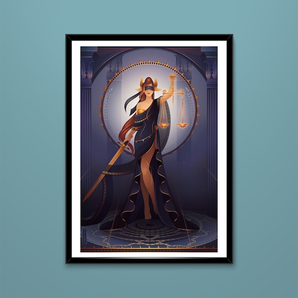 Art Print ~ Themis ~ Dieux Grecs