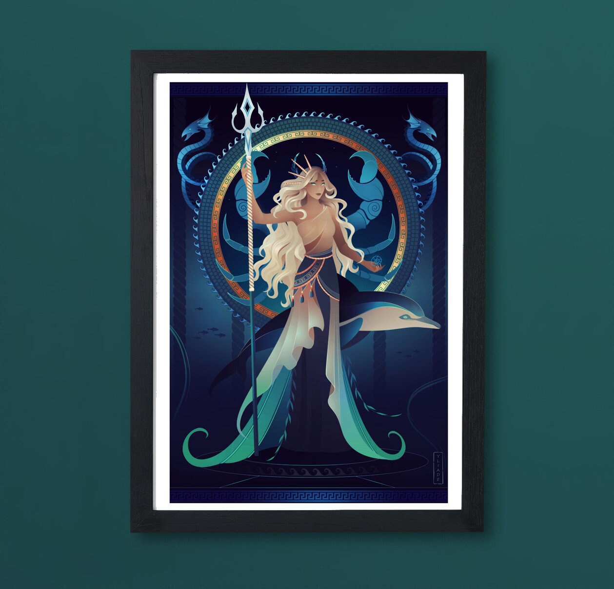 Art Print ~ Amphitrite Dieux Grecs