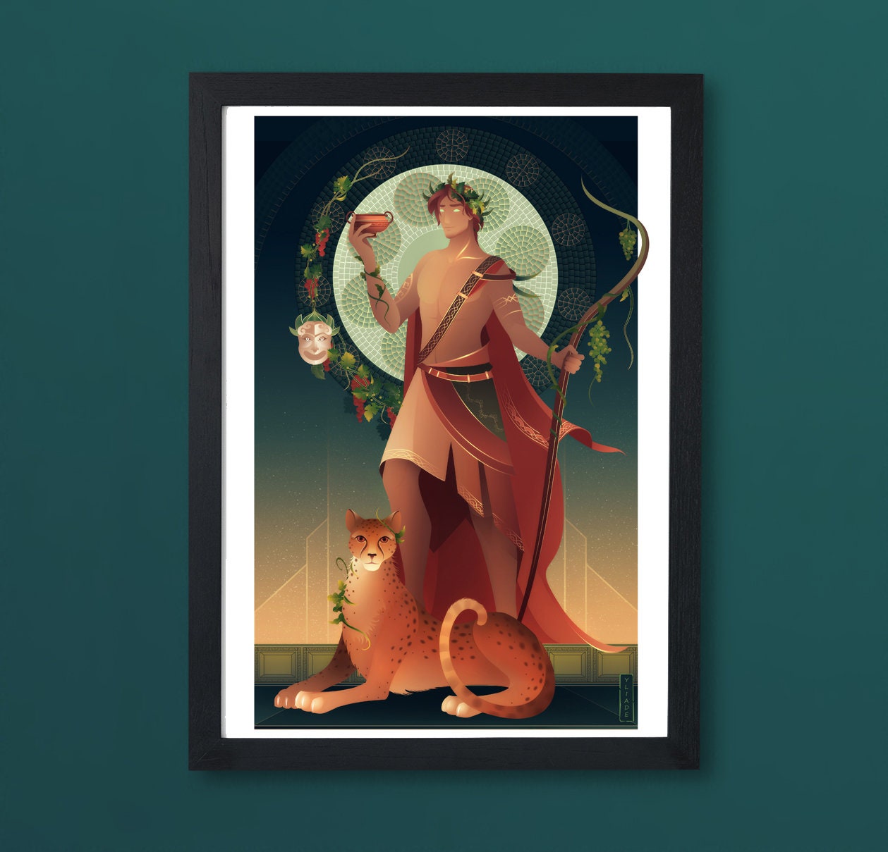 Art Print ~ Dionysos Dieux Grecs