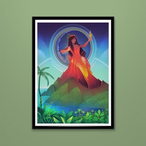 Art Print ~ Pele ~ Hawaiian Gods