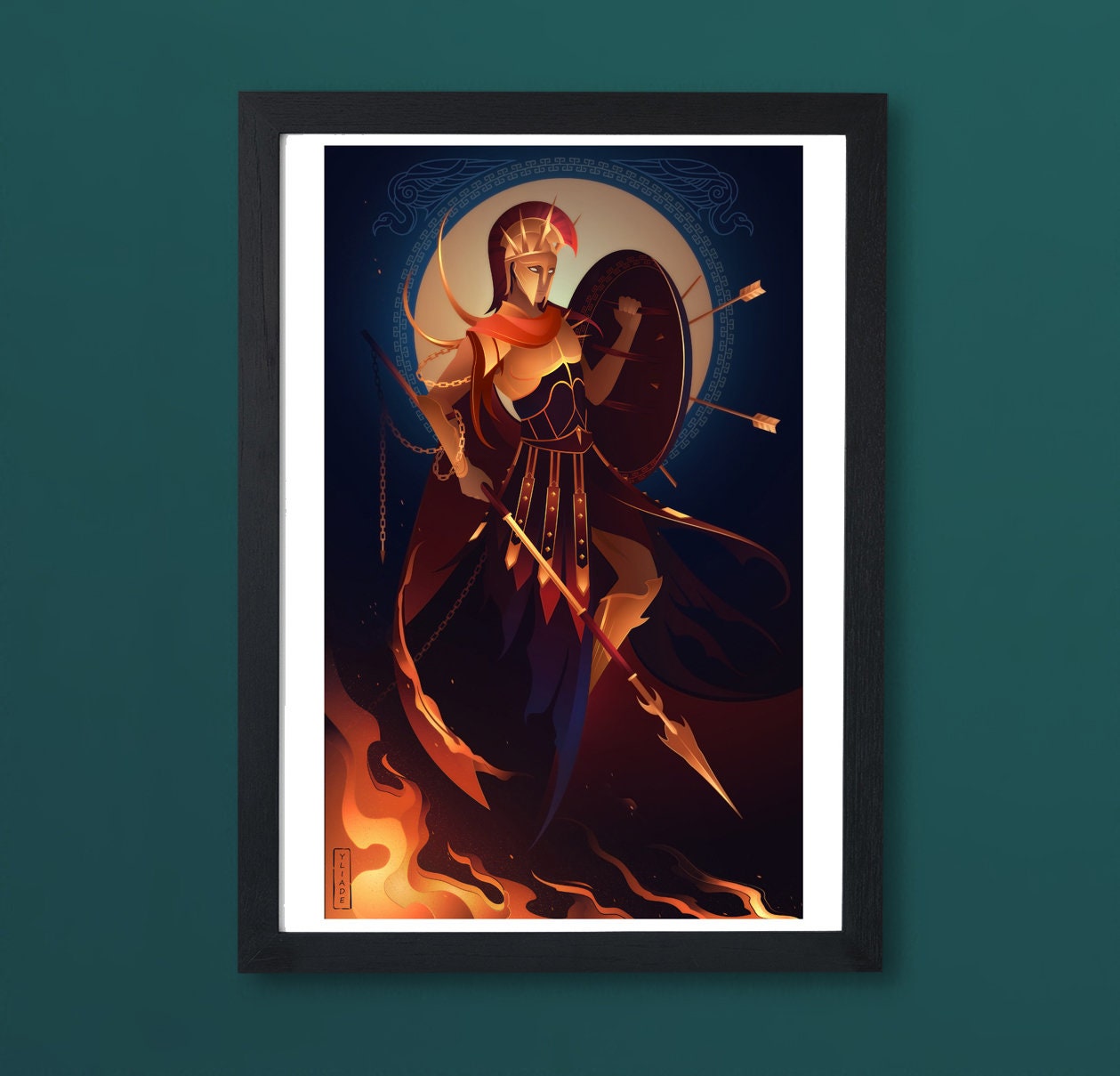 Art Print ~ Ares Dieux Grecs