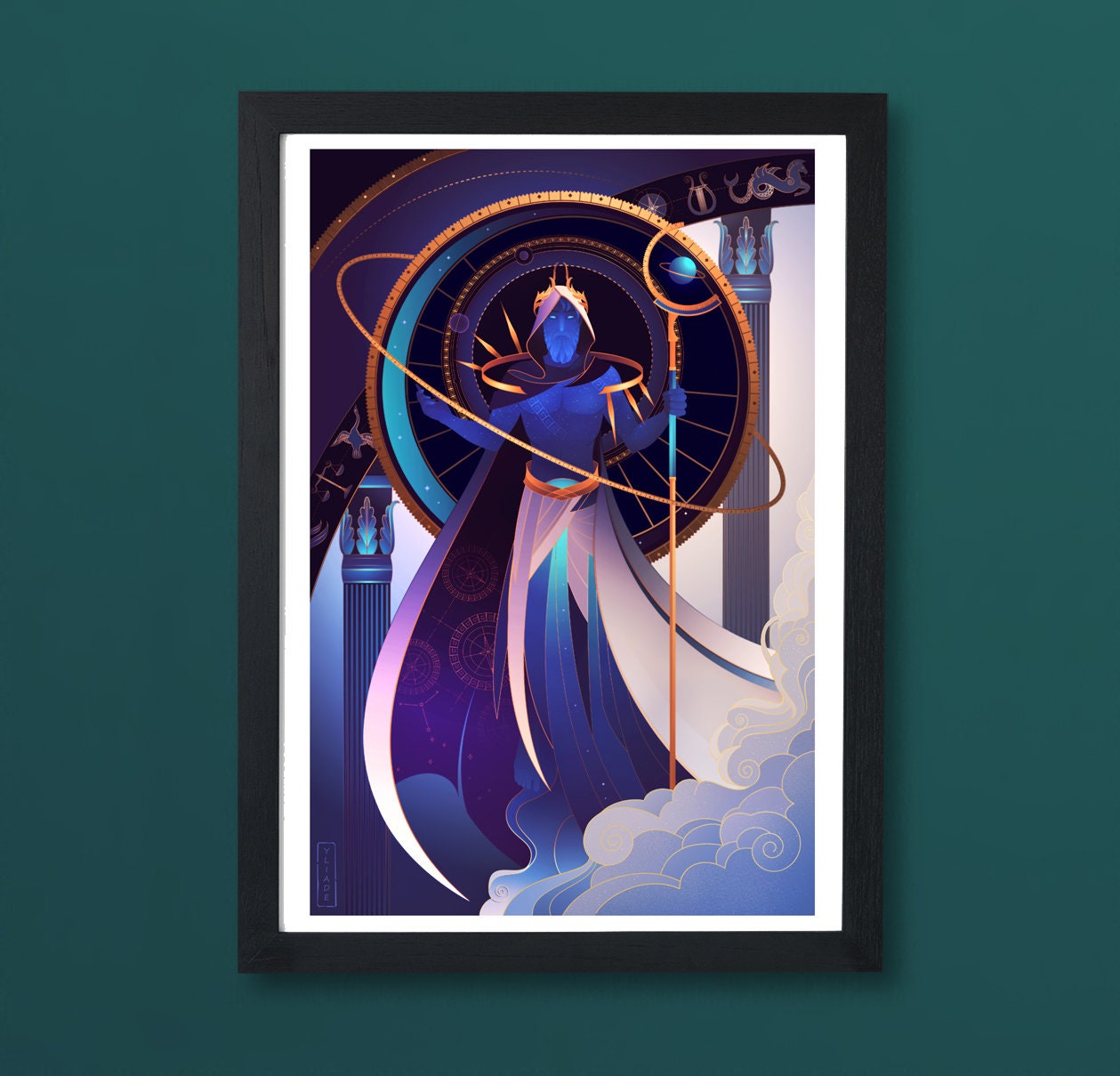 Art Print ~ Ouranos Dieux Grecs