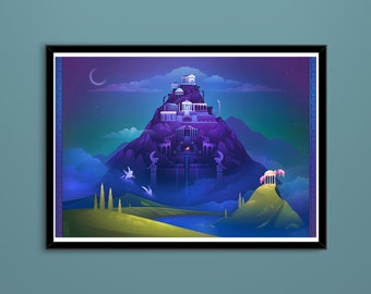 Art Print ~ Mount Olympus ~ Greek Mythology