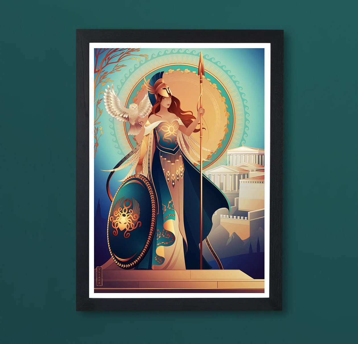 Art Print ~ Athena | Ii Dieux Grecs