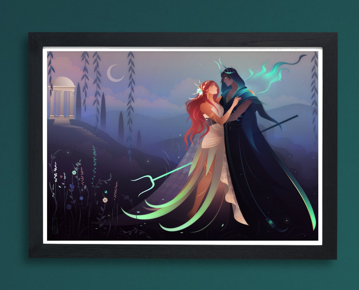 Art Print ~ Hades et Persephone Dieux Grecs