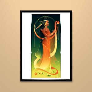 Art Print ~ Seshat ~ Gods of Egypt