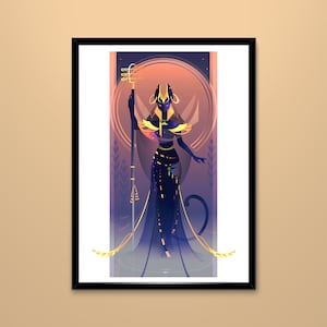 Art print ~ Bastet ~ Gods of Egypt