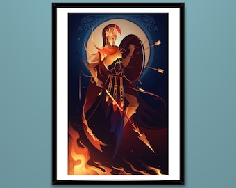 Art Print ~ Ares ~ Greek Gods