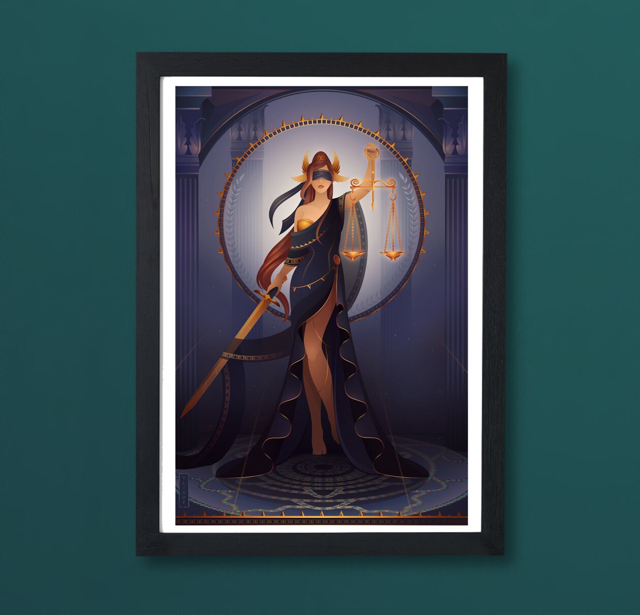 Art Print ~ Themis Dieux Grecs