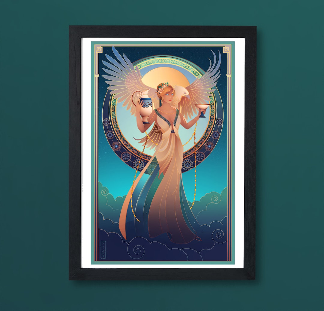 Art Print Hebe Greek Gods - Etsy Ireland