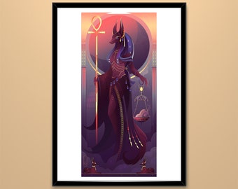 Art Print ~ Anput ~ Gods of Egypt