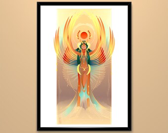 Stampa artistica ~ Iside ~ Dei dell'Egitto