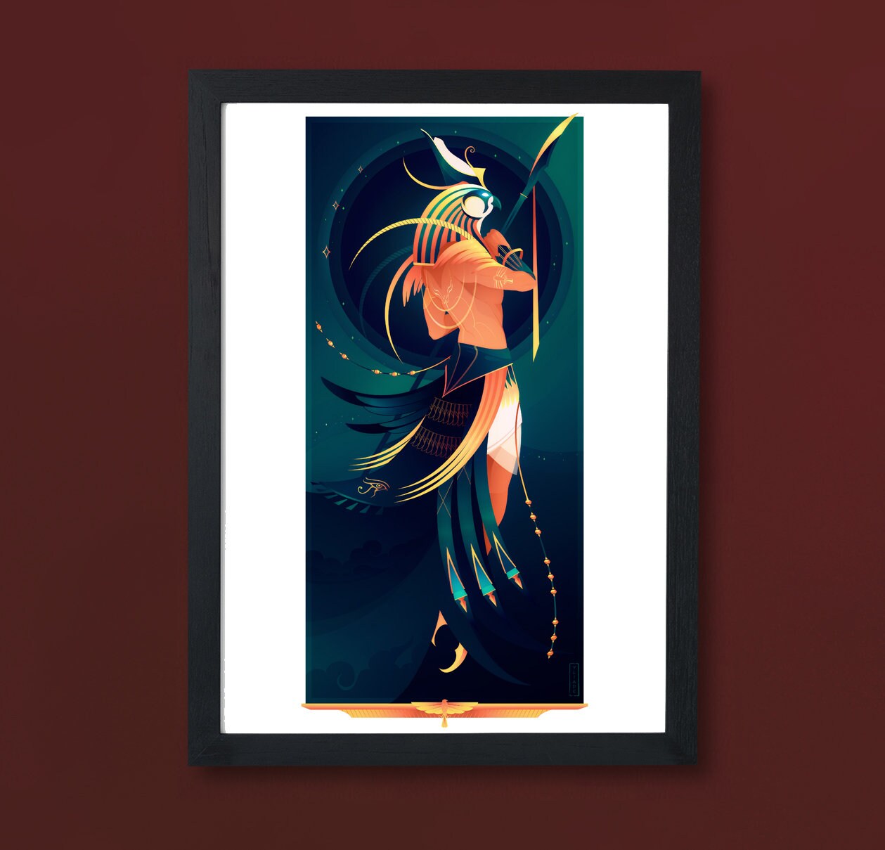 Art Print ~ Horus Dieux d'égypte