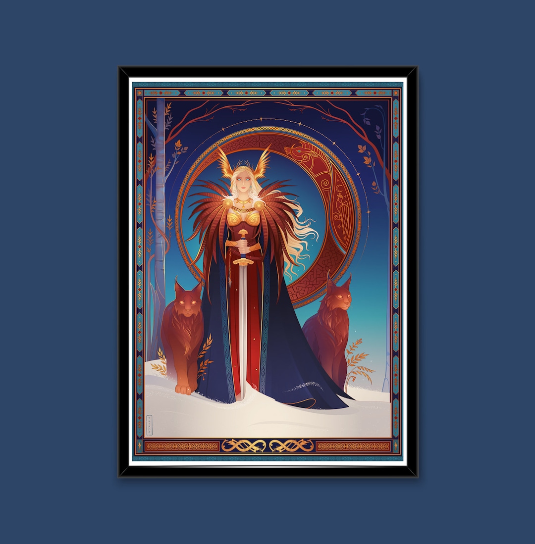 Art Print ~ Freyja ~ Norse Gods