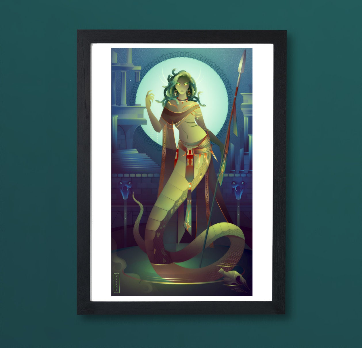 Art Print ~ Medusa Mythologie Grecque