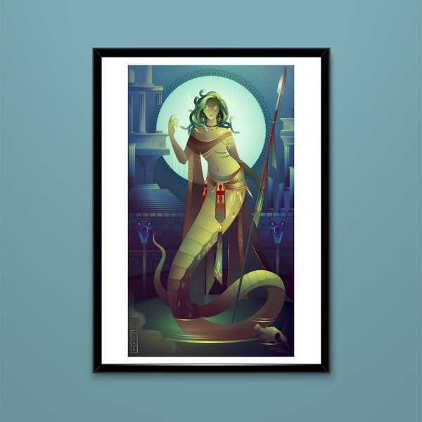 Art Print ~ Medusa ~ Mythologie Grecque
