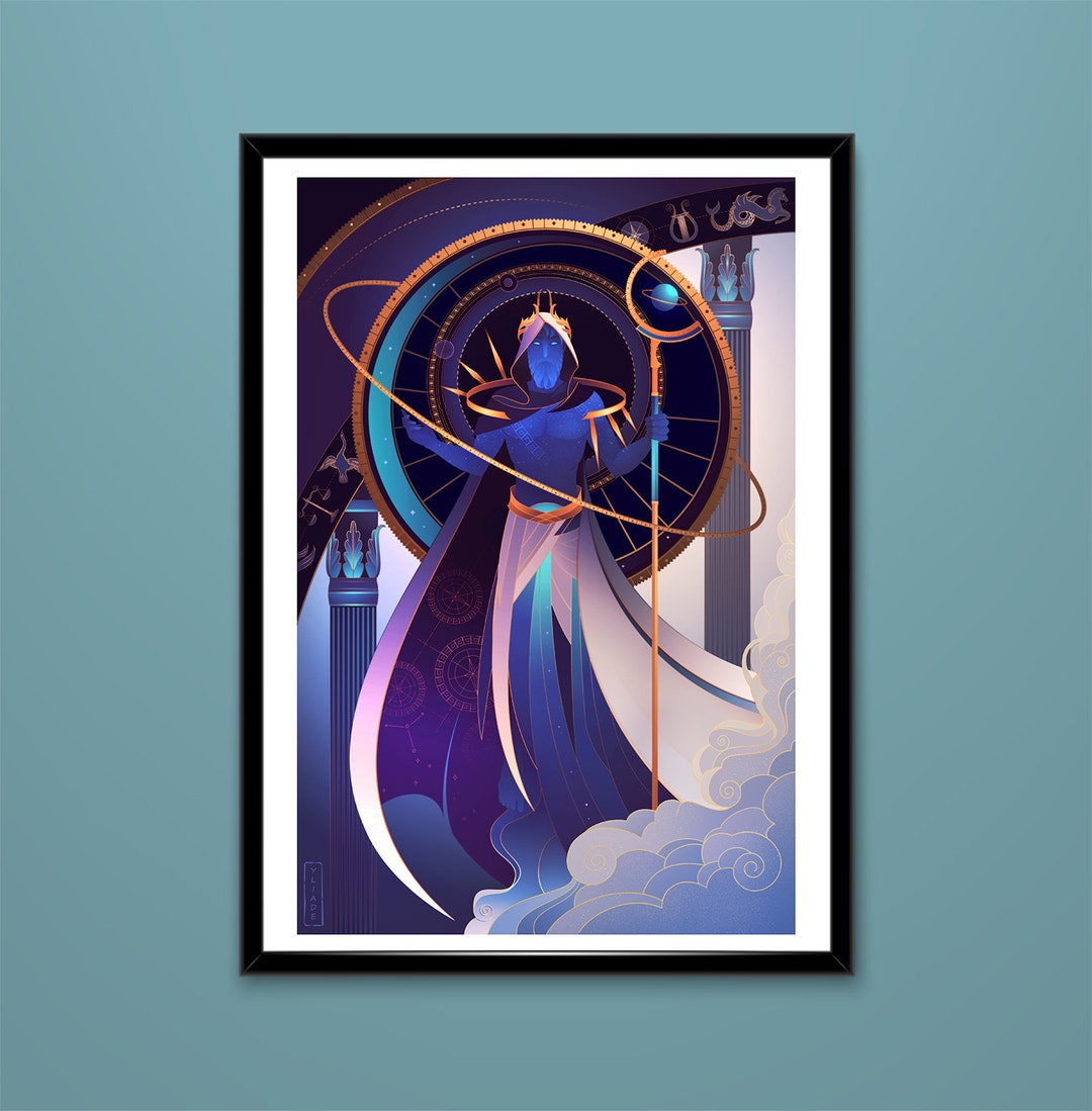 Art Print Ouranos Greek Gods Hong Kong
