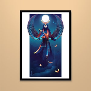 Art Print ~ Khonsu ~ Gods of Egypt