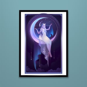 Art Print ~ Selene ~ Greek Gods