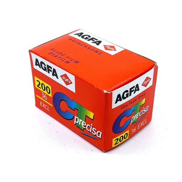 Agfa 35mm film LOMOGRAPHY Expired film COLOR film Agfa Ct Precisa 200 36 FILM Roll for working analog cameras  FREExSHIPPINGxWORLDWIDE