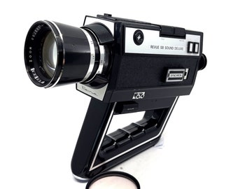 Super 8 Kamera FUNKTIONIERT, getestete Revue S8 8mm Filmkamera FUNKTIONIEREND, KOSTENLOSER Versand | Filmliebhaber Geschenk Chinon Vintage alte Kamera Tape Film 8mm DL3