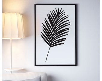 Palm tree print Valentines gift for her | Flowers wall prints | Gifts for her | palm tree prints wall art | gift for women | Wall print Home