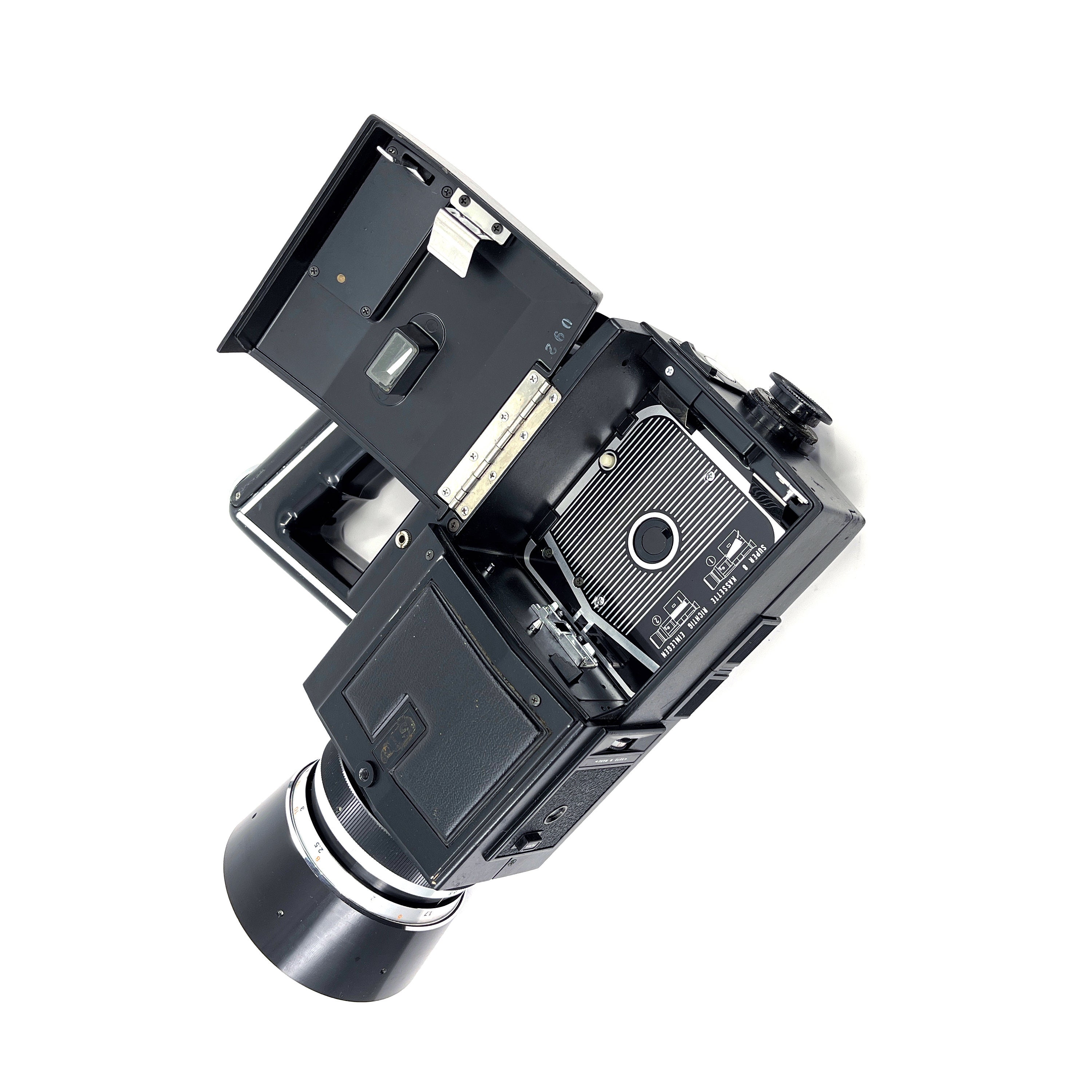 スーパー8カメラ Revue S10 DeLuxe 8 mmフィルムカメラ テスト済み