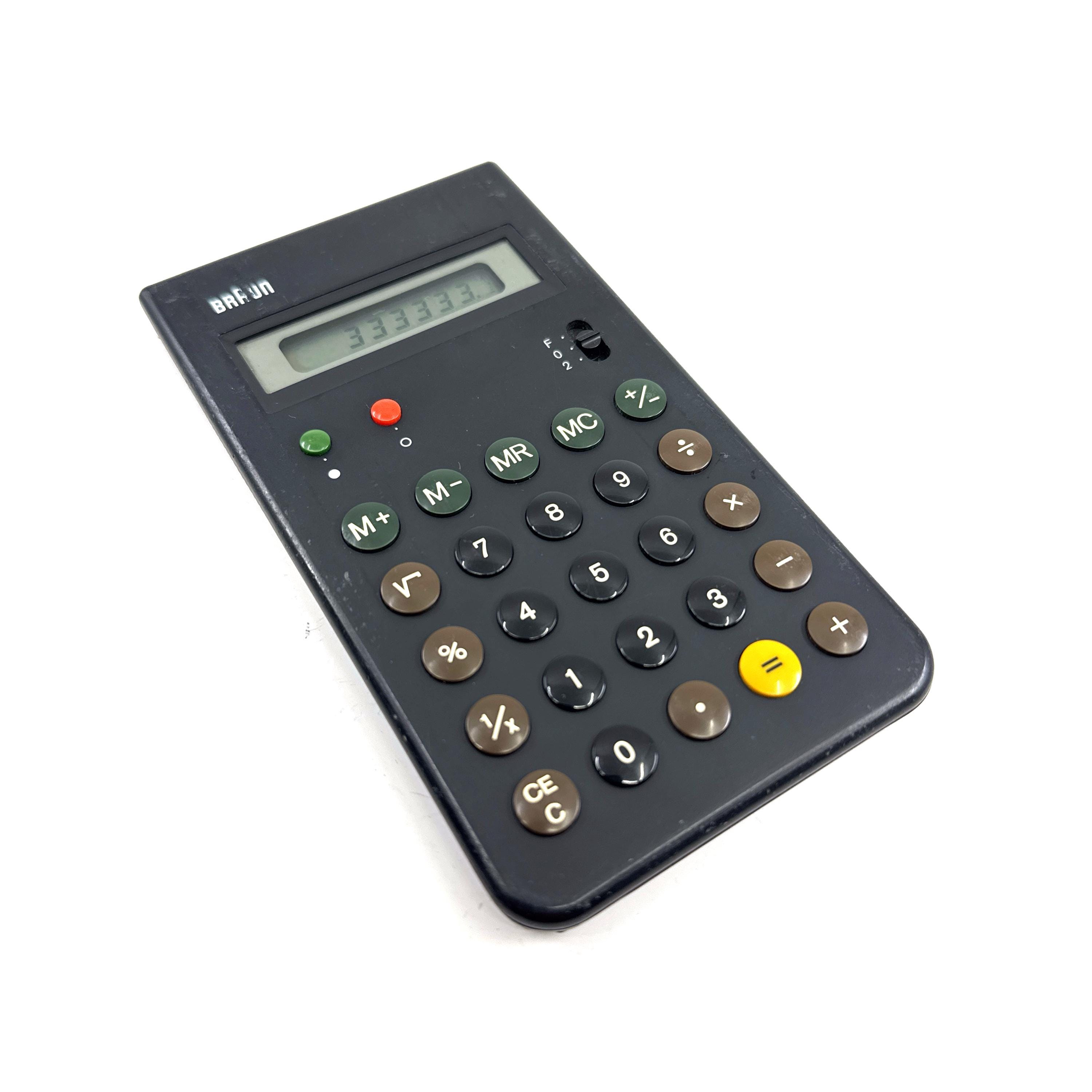 Vintage Braun Calculator | Braun ET55 4835 | Dieter Rams Design 