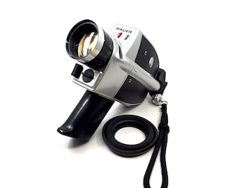 スーパー8 8ミリカメラ ELMO 614-XL 動作品 スーパー 8 カメラのテストと動作中の ELMO 8 mm フィルム カメラ Elmo