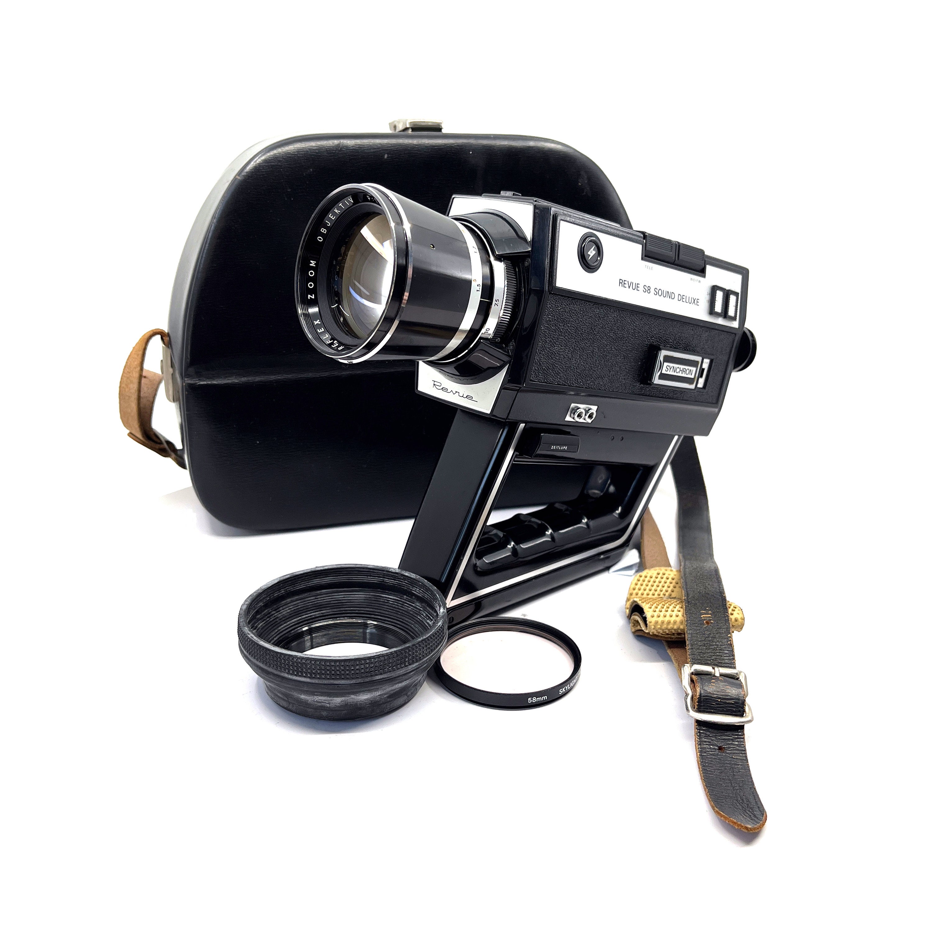 エモいわ昭和レトロの8ミリカメラ Canon Super 8 Vintage Canon Super 8 Auto Zoom 814 8mm Movie Camera w/Case