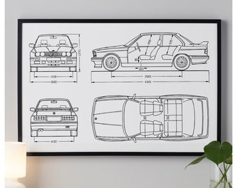 Bmw e30 blueprint