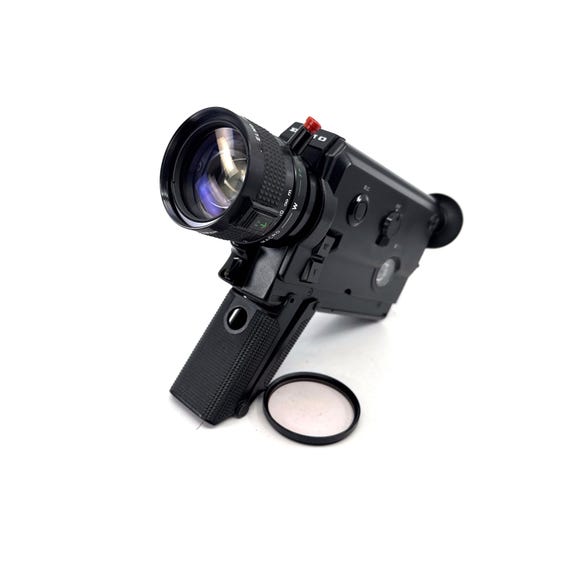 ヴィンテージ 8mm フィルムカメラ Elmo 8-V (エルモ 8-V) 8ミリカメラ