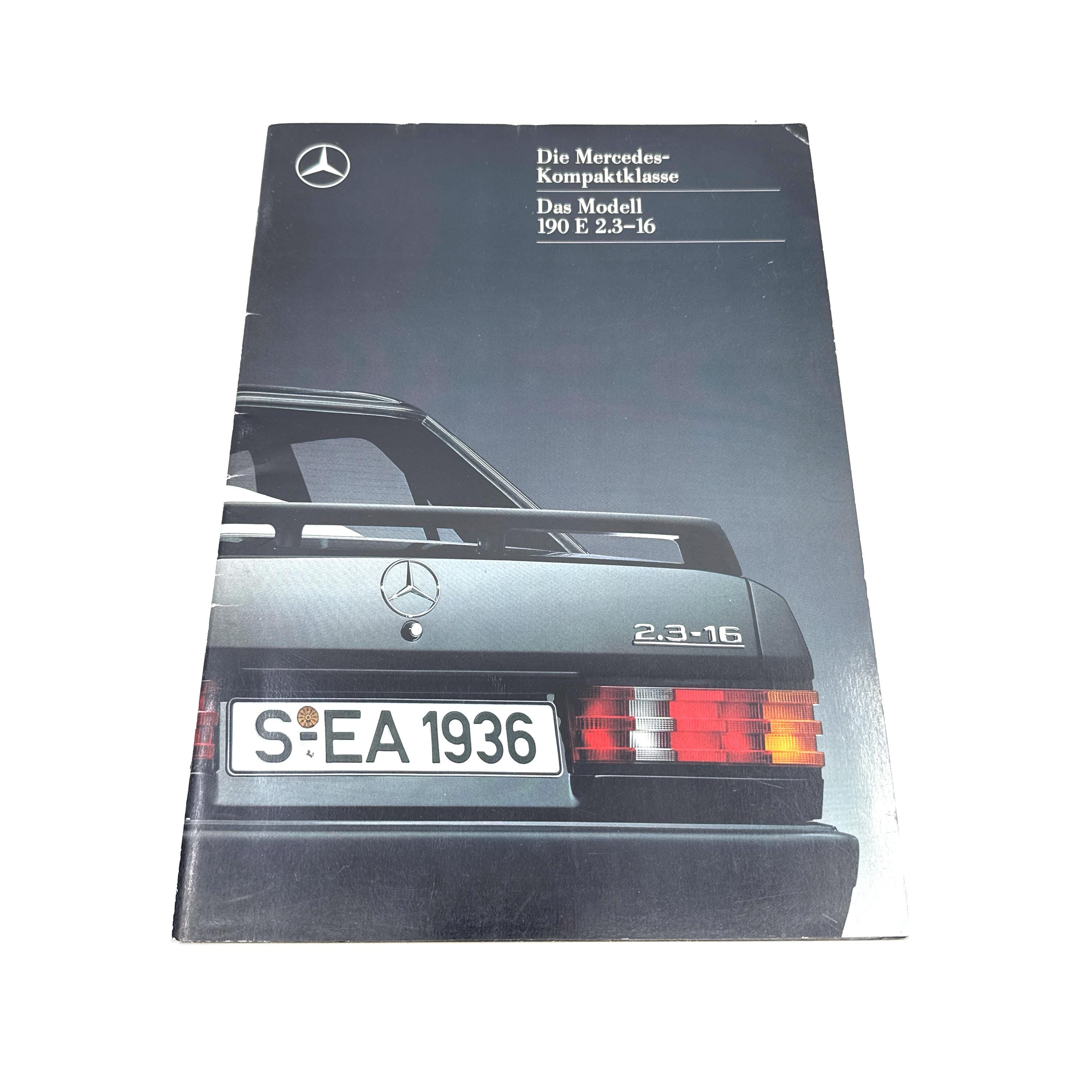Mercedes 190 EVO 1 Brochure Original Mercedes Benz 2.3-16 Vintage