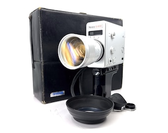 Super 8 camera film TESTED and working 8mm film camera Nizo S 800 Braun vintage + Free worldwide shipping + YouTube camera film tested