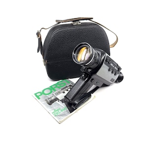 FILM tested and working Super 8 camera Porst Reflex ZRS 460 analog film camera 8mm FREE worldwide shipping + YouTube video film test
