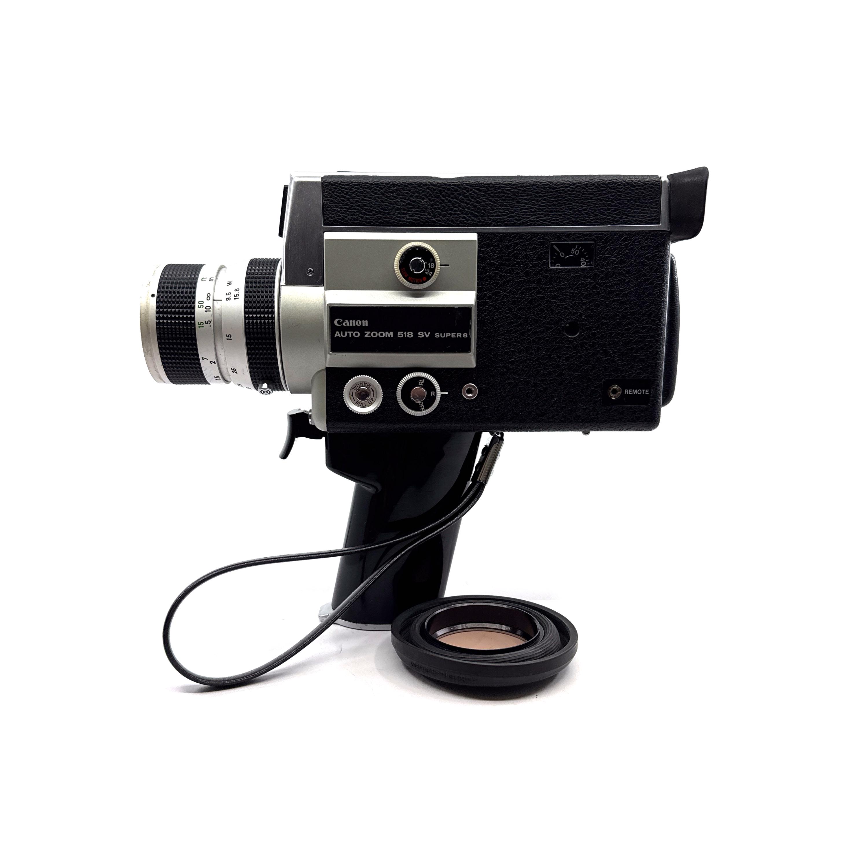 Super 8 Camera Film TESTED and Working Canon 518 SV Analog Film