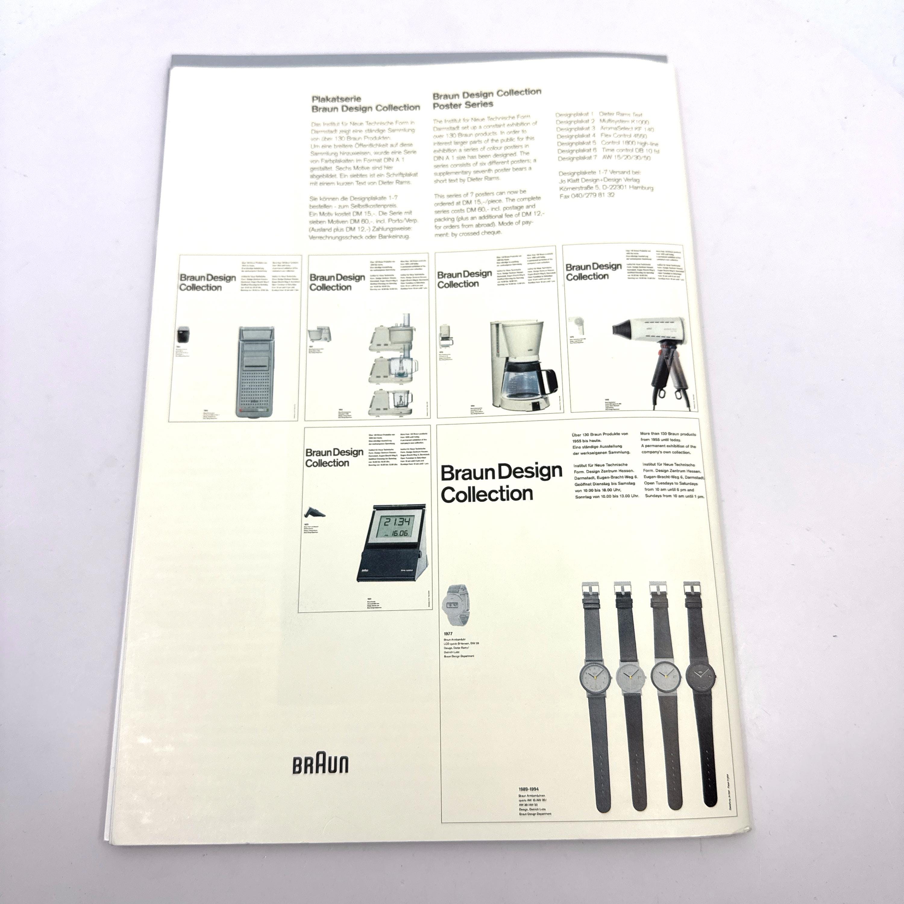 Braun TG 60 Dieter Rams Vintage Graphic Designing the TG 60 and