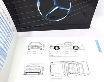 Mercedes SL 129 Brochure Original Mercedes Benz SL_500 R129