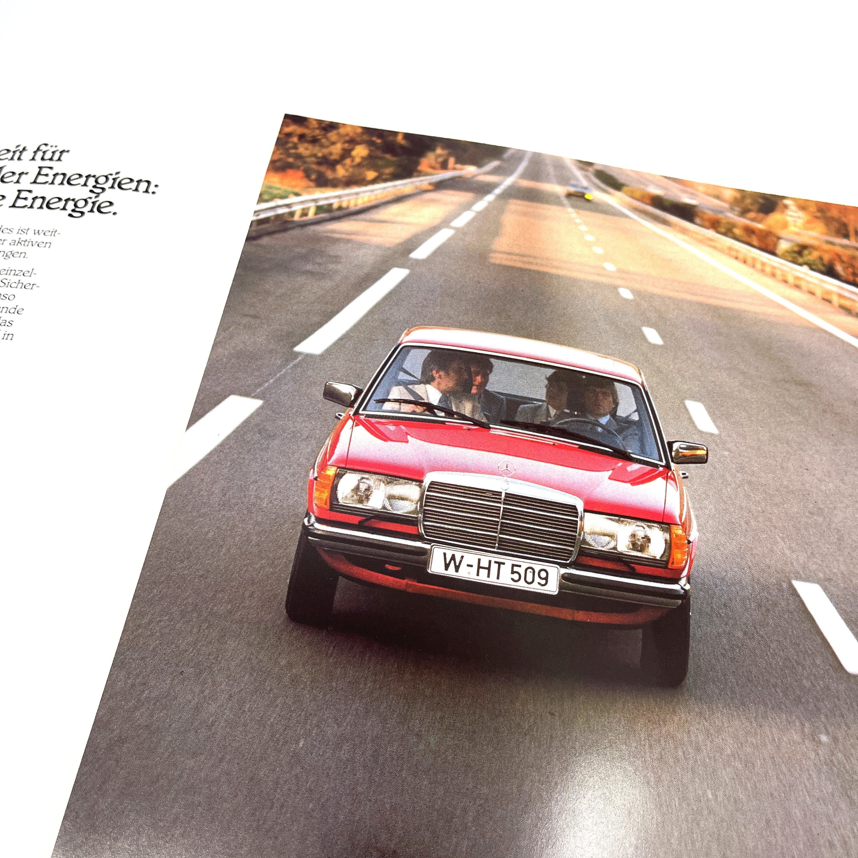 w123 ヤナセ　ウエスタン自動車　販促要ポスター？ w123 ヤナセ ウエスタン自動車 販促要ポスター？ w123 ヤナセ