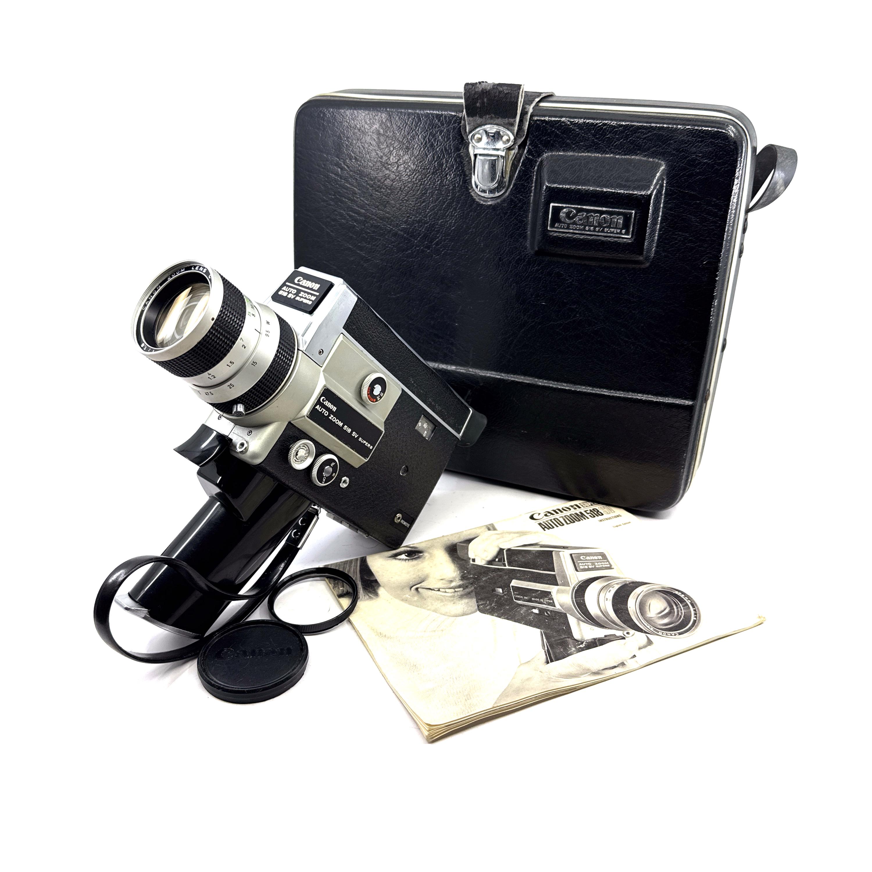 【完動品】キャノン Canon AUTO ZOOM 518 SV Canon Auto Zoom 518 SV Super 8 - Camera – Kamerastore
