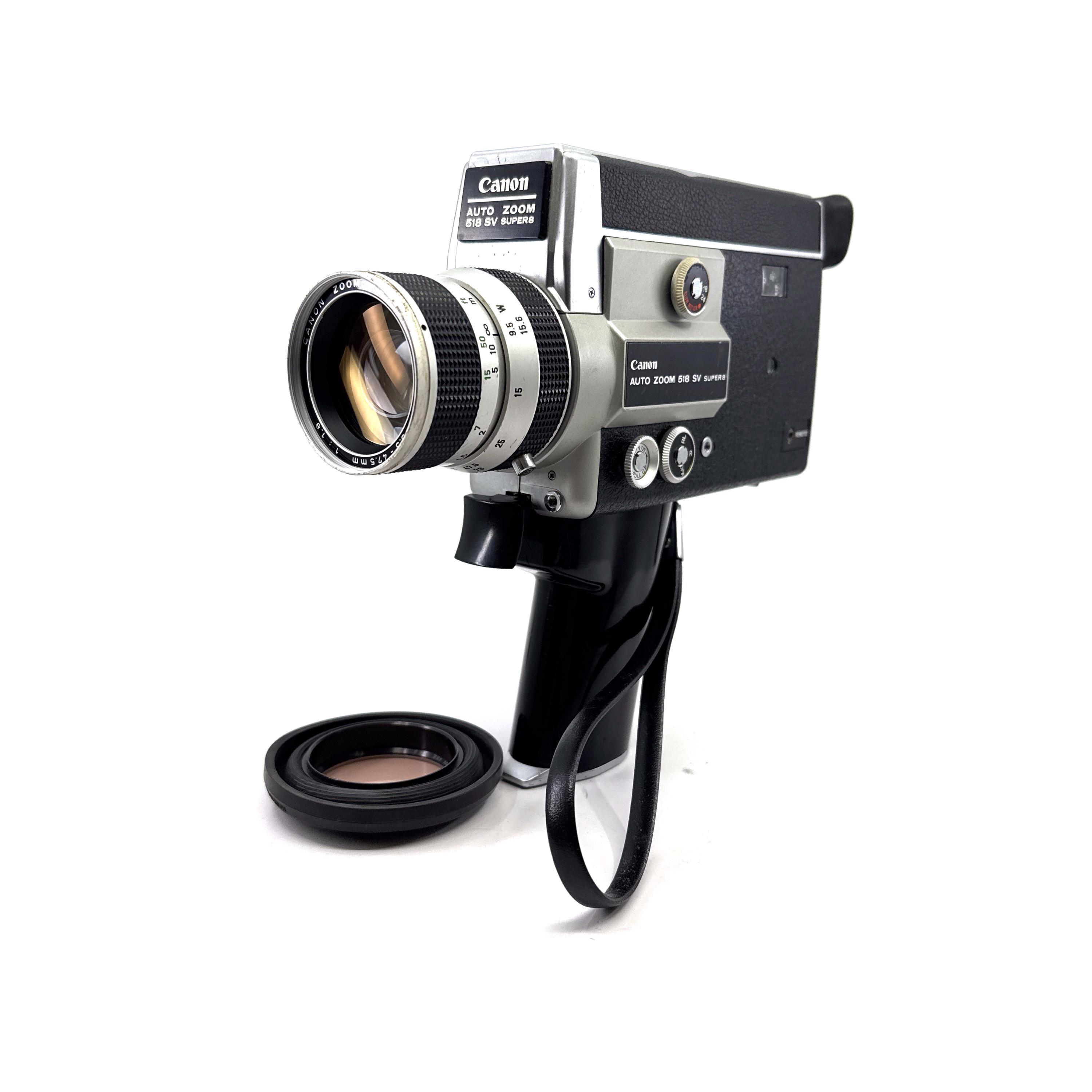 Super 8 Camera Film TESTED and Working Canon 518 SV Analog Film